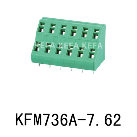 KFM736A-7.62 Bloco terminal tipo mola