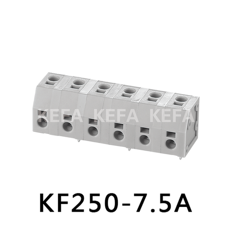 Bloco terminal tipo mola KF250-7.5A