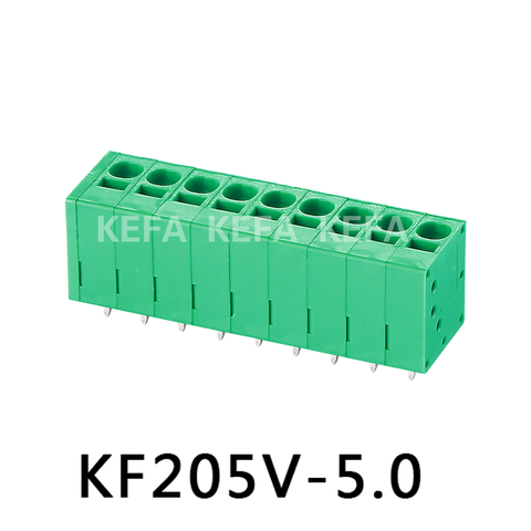 Bloco terminal tipo mola KF205V-5.0