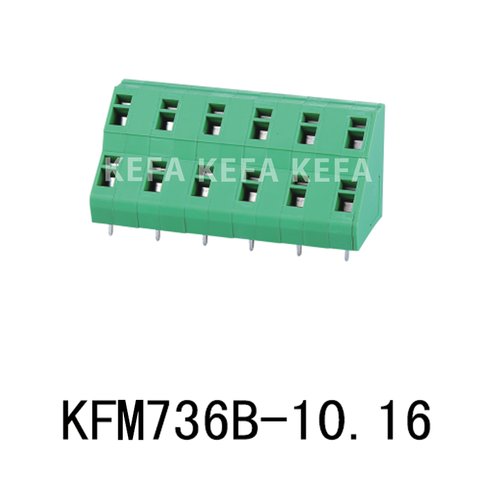 KFM736B-10.16 Bloco terminal tipo mola