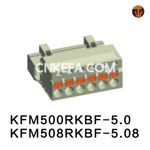KFM500RKBF-5.0/KFM508RKBF-5.08 BLOCO TERMINAL PLAGGLABLE