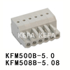 KFM500B-5.0/KFM508B-5.08 Bloco terminal plugável