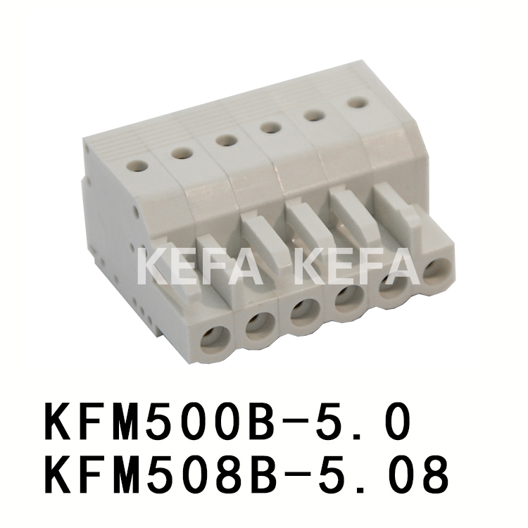 KFM500B-5.0/KFM508B-5.08 Bloco terminal plugável