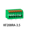 KF208RA-3.5/3.81 Bloco terminal tipo mola