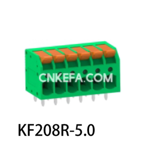 KF208R-5.0/5.08 Bloco terminal tipo mola