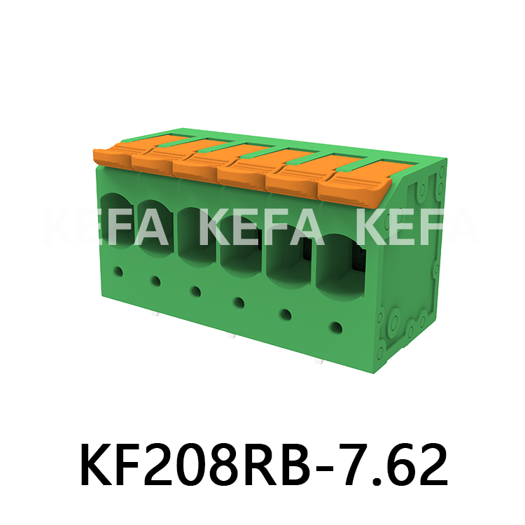 KF208RB-7.5/7.62 Bloco terminal tipo mola