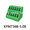 KFM736B-5.08 Bloco terminal tipo mola