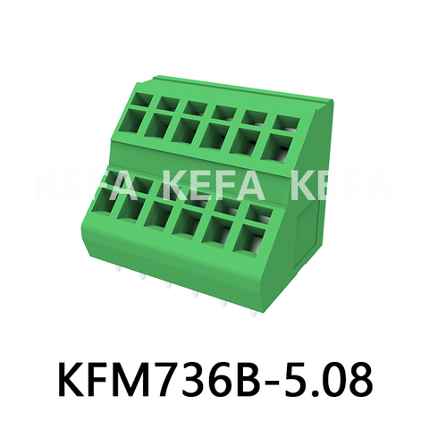 KFM736B-5.08 Bloco terminal tipo mola