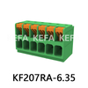 KF207RA-6.35 Bloco terminal tipo mola