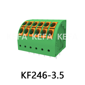 KF246-3.5 Terminal de mola bloco de terminal