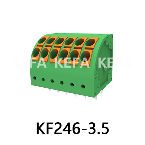 KF246-3.5 Terminal de mola bloco de terminal