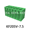 kf205V-7.5 Bloco terminal tipo mola