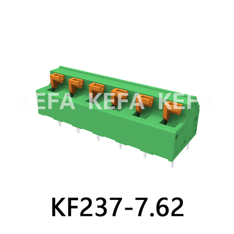 KF237-7.62 Bloco terminal tipo mola