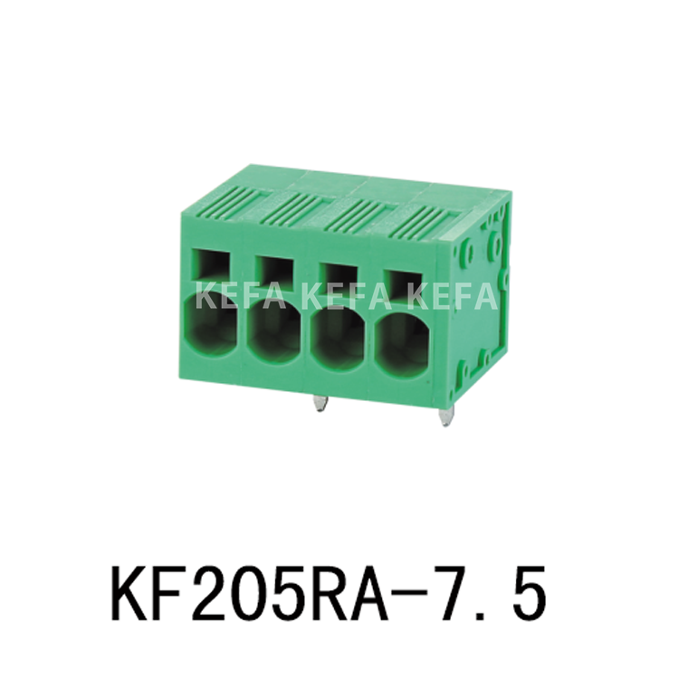 Bloco terminal tipo mola KF205RA-7.5