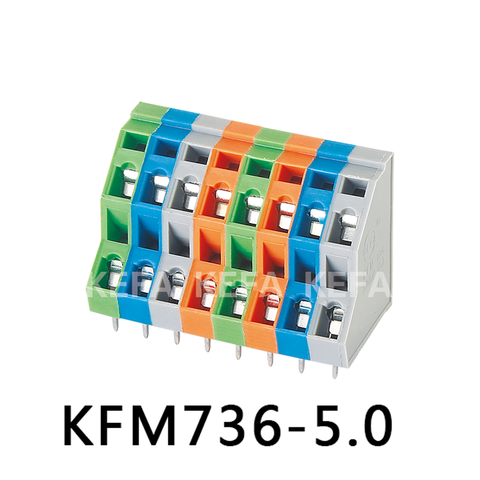 Bloco terminal tipo mola KFM736-5.0