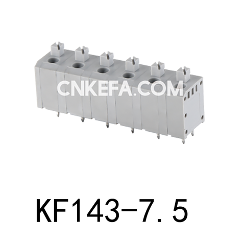 Bloco terminal tipo mola KF143-7.5