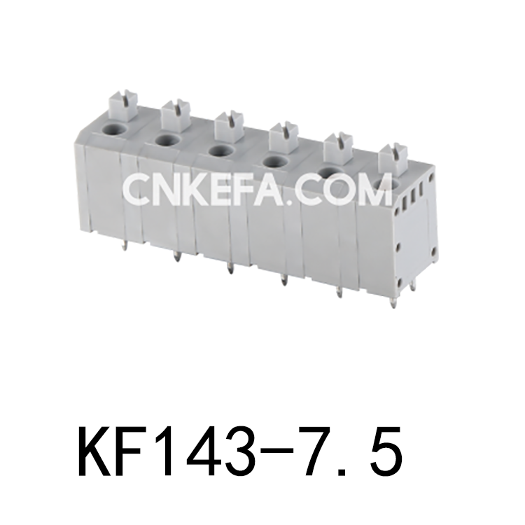 Bloco terminal tipo mola KF143-7.5