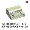 KFM500RKBF-5.0/KFM508RKBF-5.08 BLOCO TERMINAL PLAGGLABLE