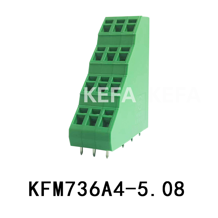 KFM736A4-5.08 Bloco terminal tipo mola