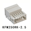 Bloco terminal plugável KFM250RK-2.5