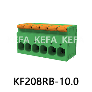 KF208RB-10.0 Bloco terminal tipo mola