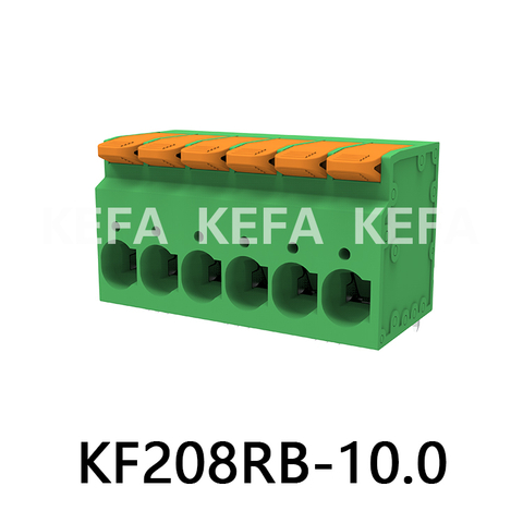 KF208RB-10.0/10.16 Bloco terminal tipo mola