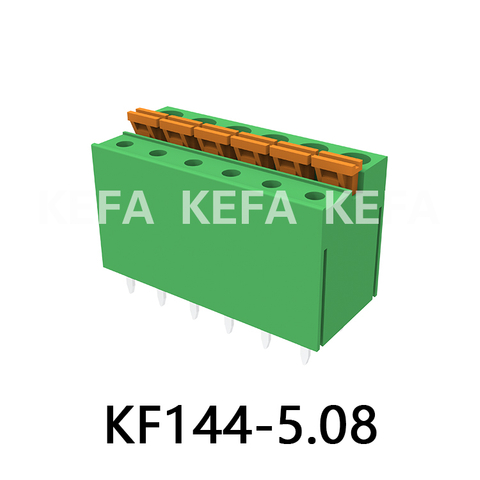 KF144-5.08 Bloco terminal tipo mola