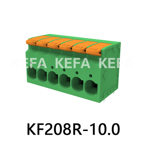 KF208R-10.0/10.16 Bloco terminal tipo mola