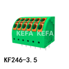 KF246-3.5 Terminal de mola bloco de terminal