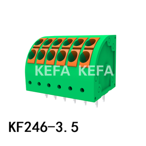 KF246-3.5 Terminal de mola bloco de terminal