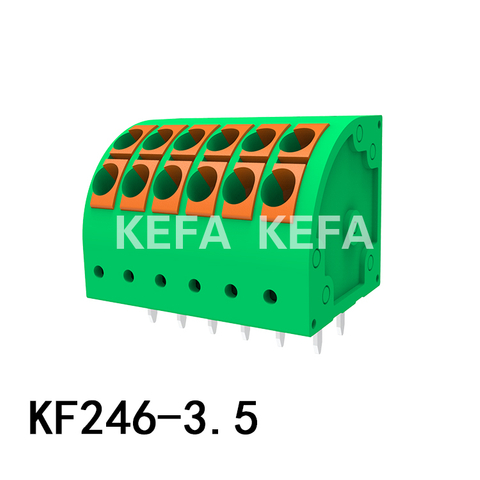 KF246-3.5 Terminal de mola bloco de terminal