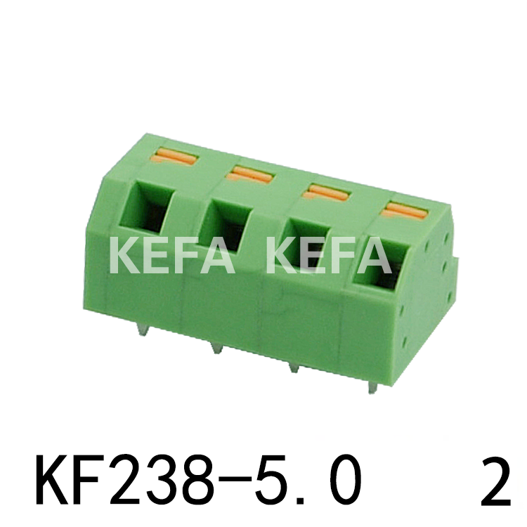 KF238-5.0-2 Bloco terminal tipo mola