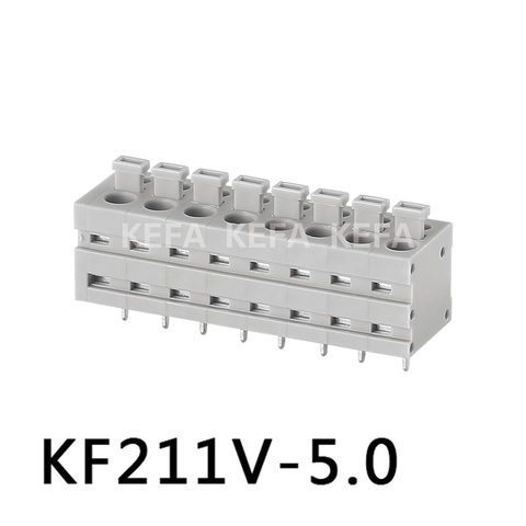 KF211V-5.0 Bloco terminal tipo mola