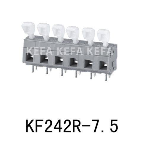 KF242R-7.5-3 Bloco terminal tipo mola