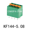 KF144-5.08 Bloco terminal tipo mola
