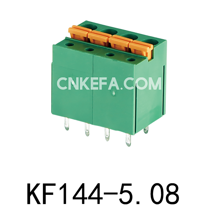 KF144-5.08 Bloco terminal tipo mola