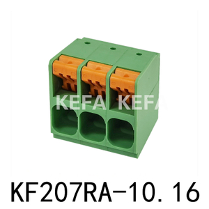 KF207RA-10.16 Bloco terminal tipo mola