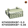 KFM500RKBF-5.0/KFM508RKBF-5.08 BLOCO TERMINAL PLAGGLABLE