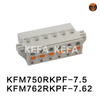 KFM750RKPF-7.5/KFM762RKPF-7.62 Bloco terminal plugável