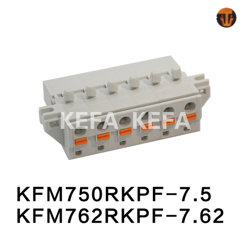 KFM750RKPF-7.5/KFM762RKPF-7.62 Bloco terminal plugável