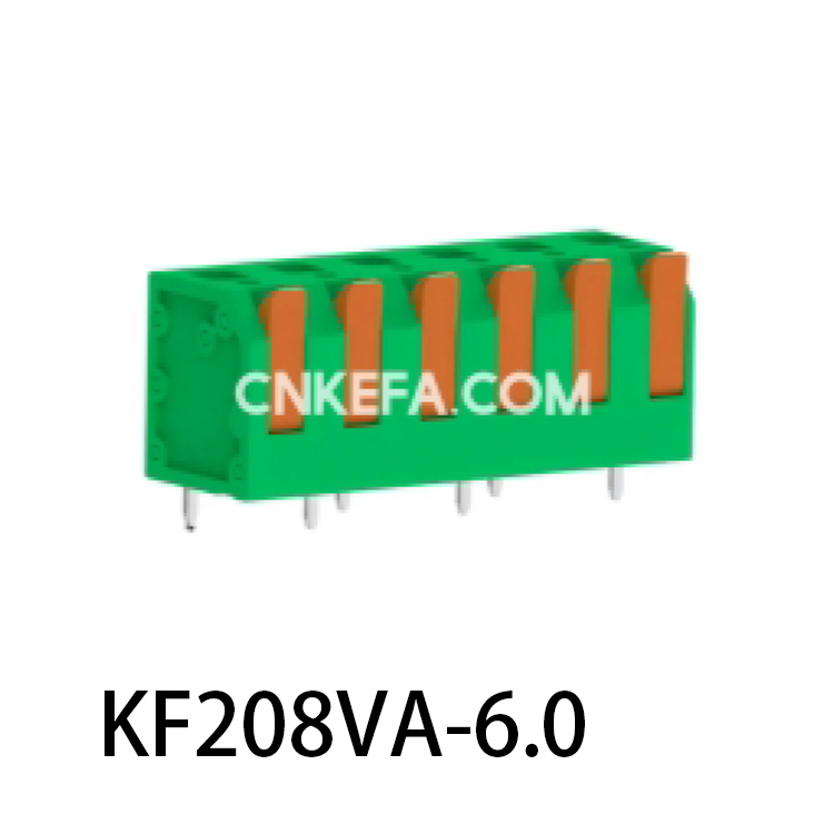 KF208VA-6.0 Bloco terminal tipo mola