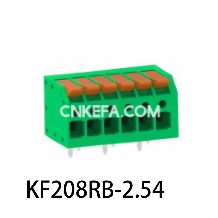 KF208RB-2.5/2.54 Bloco terminal tipo mola