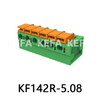KF142R-5.08 Bloco terminal tipo mola
