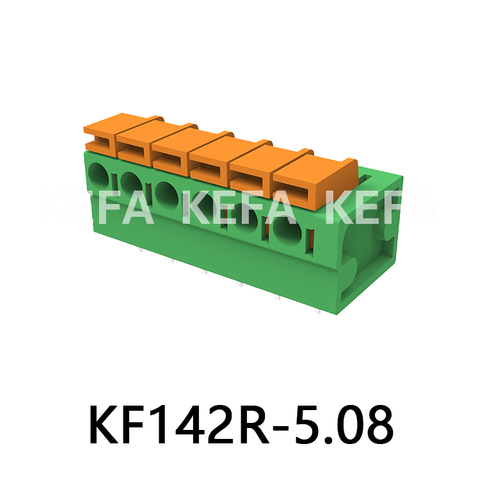 KF142R-5.08 Bloco terminal tipo mola