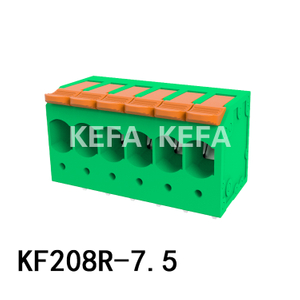 KF208R-7.5 Terminal do tipo de mola bloco