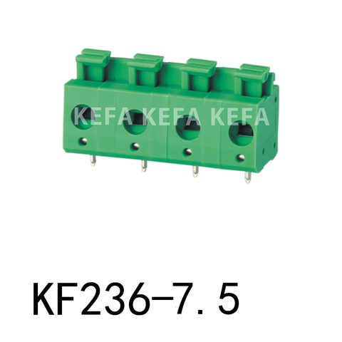 Bloco terminal tipo mola KF236-7.5