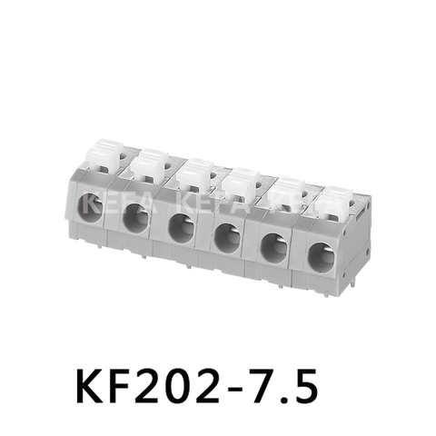 Bloco terminal tipo mola KF202-7.5