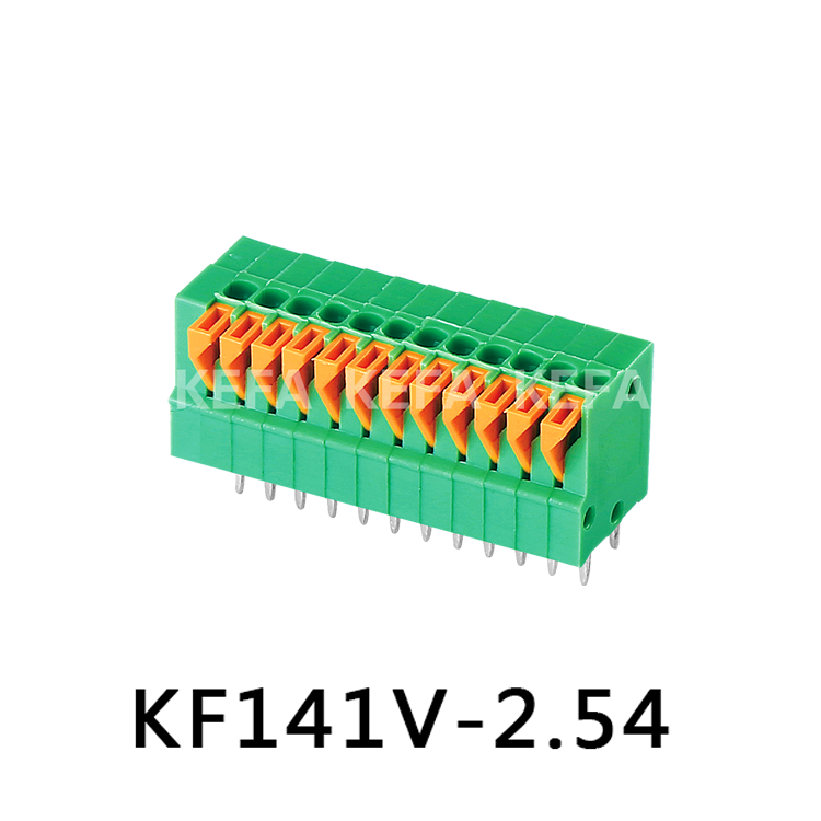 KF141V-2.54 Bloco terminal tipo mola