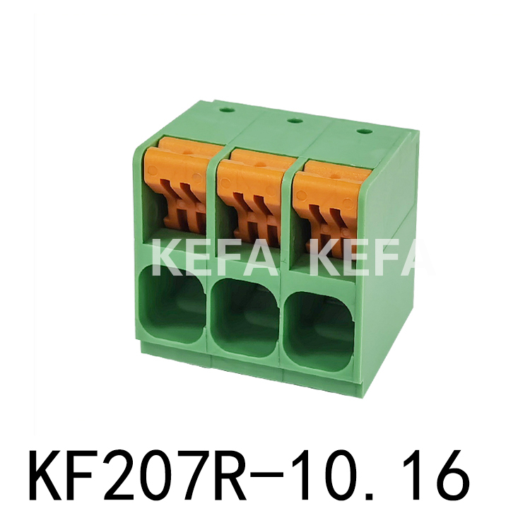 KF207R-10.16 Bloco terminal tipo mola