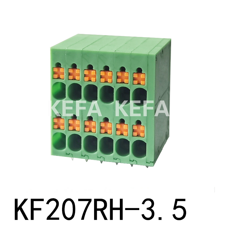 KF207RH-3.5 Bloco terminal tipo mola